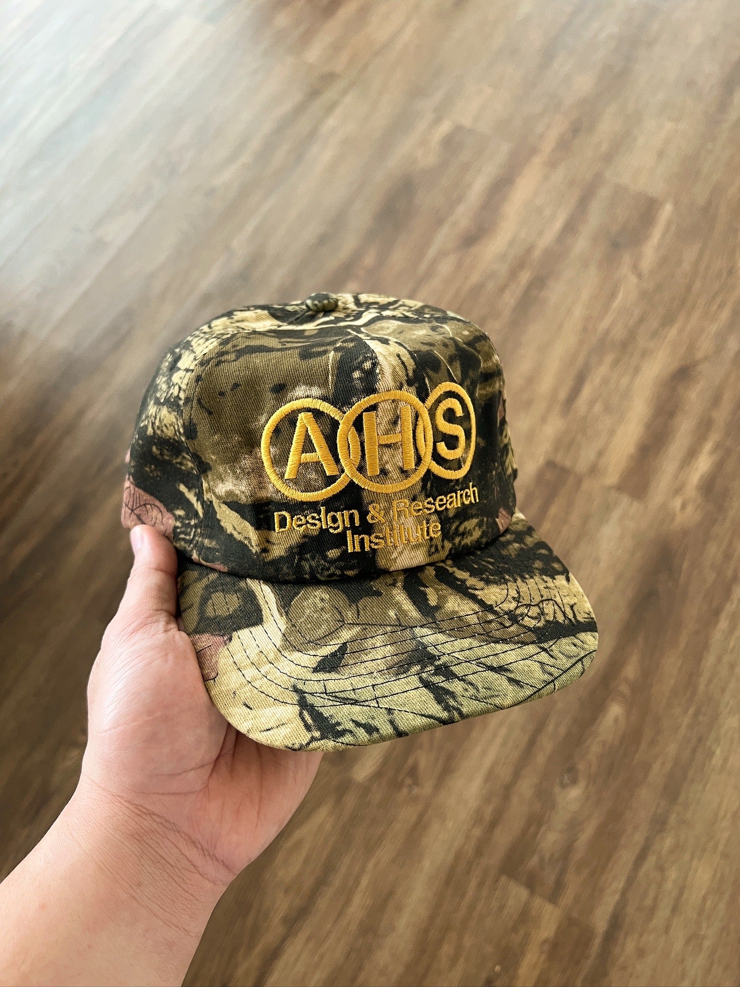Promo Hat in Tree Camo (Gold Logo)